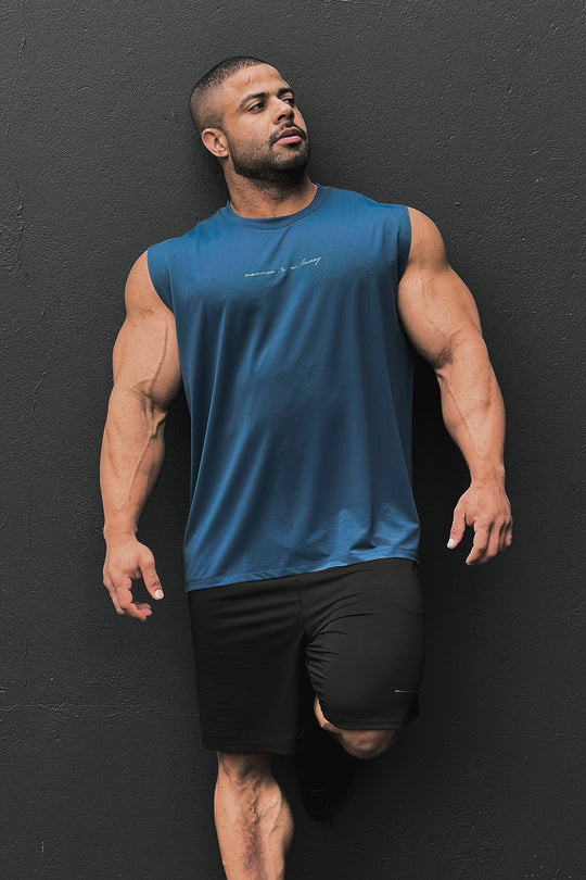 JN Active Muscle Tee - Navy Blue