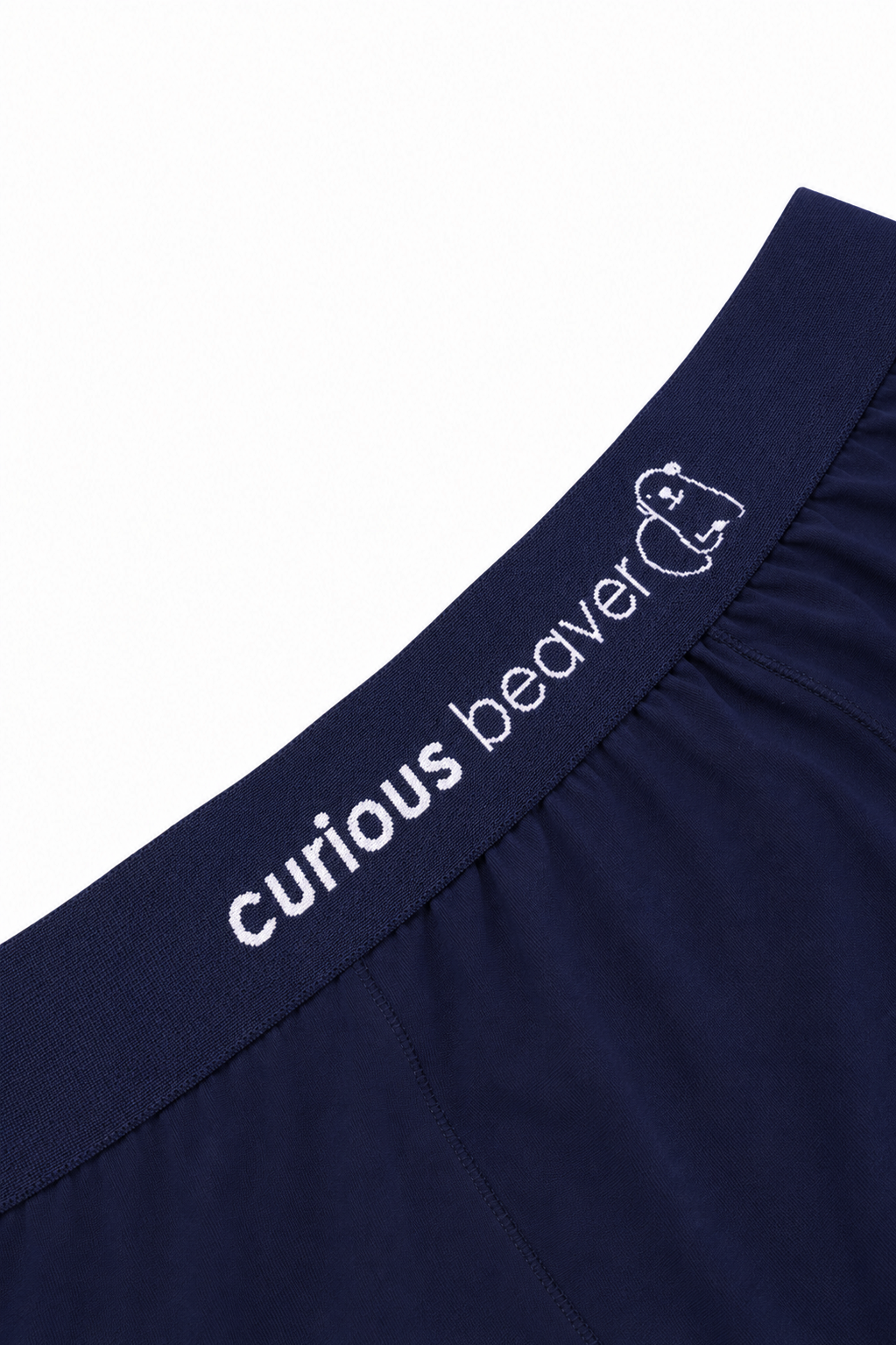 Men's Soft Modal Boxer Briefs - Navy