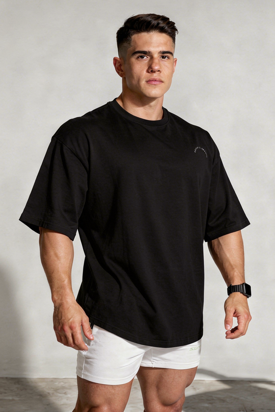 Energy Oversized T-Shirt - Black Menace to Ordinary