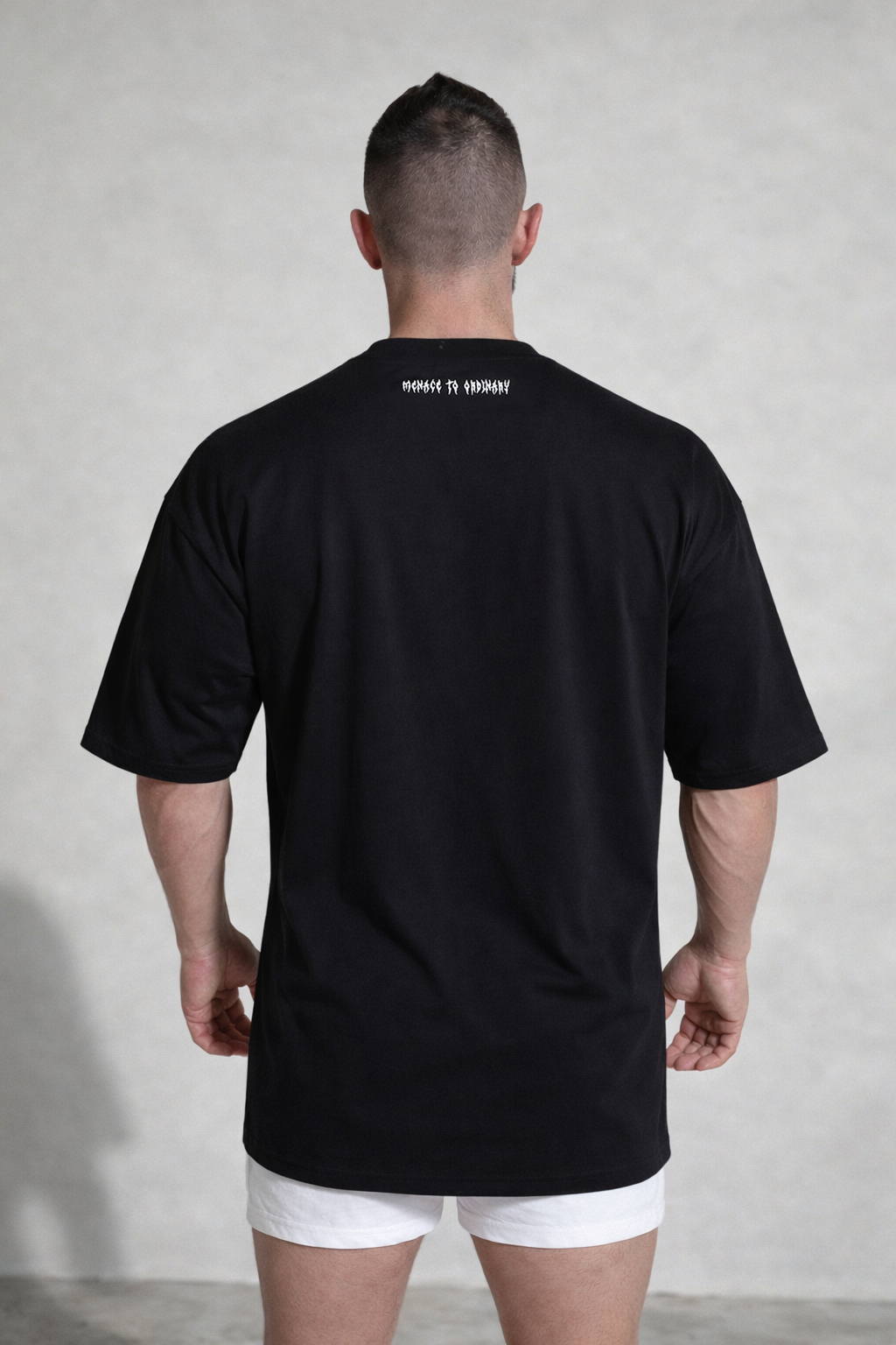 Energy Oversized T-Shirt - Black Menace to Ordinary