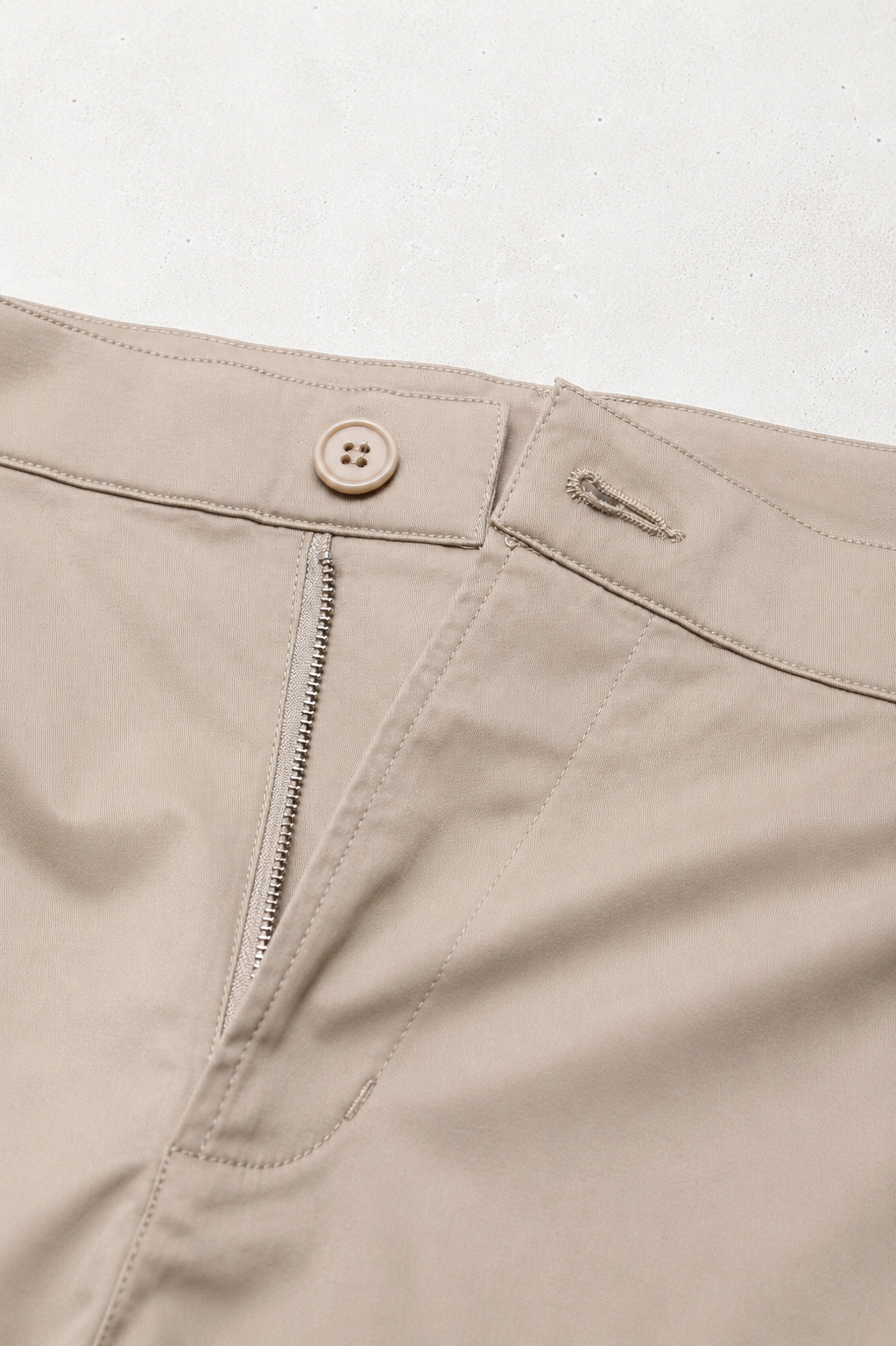 Flex Waist Chino Shorts - Khaki