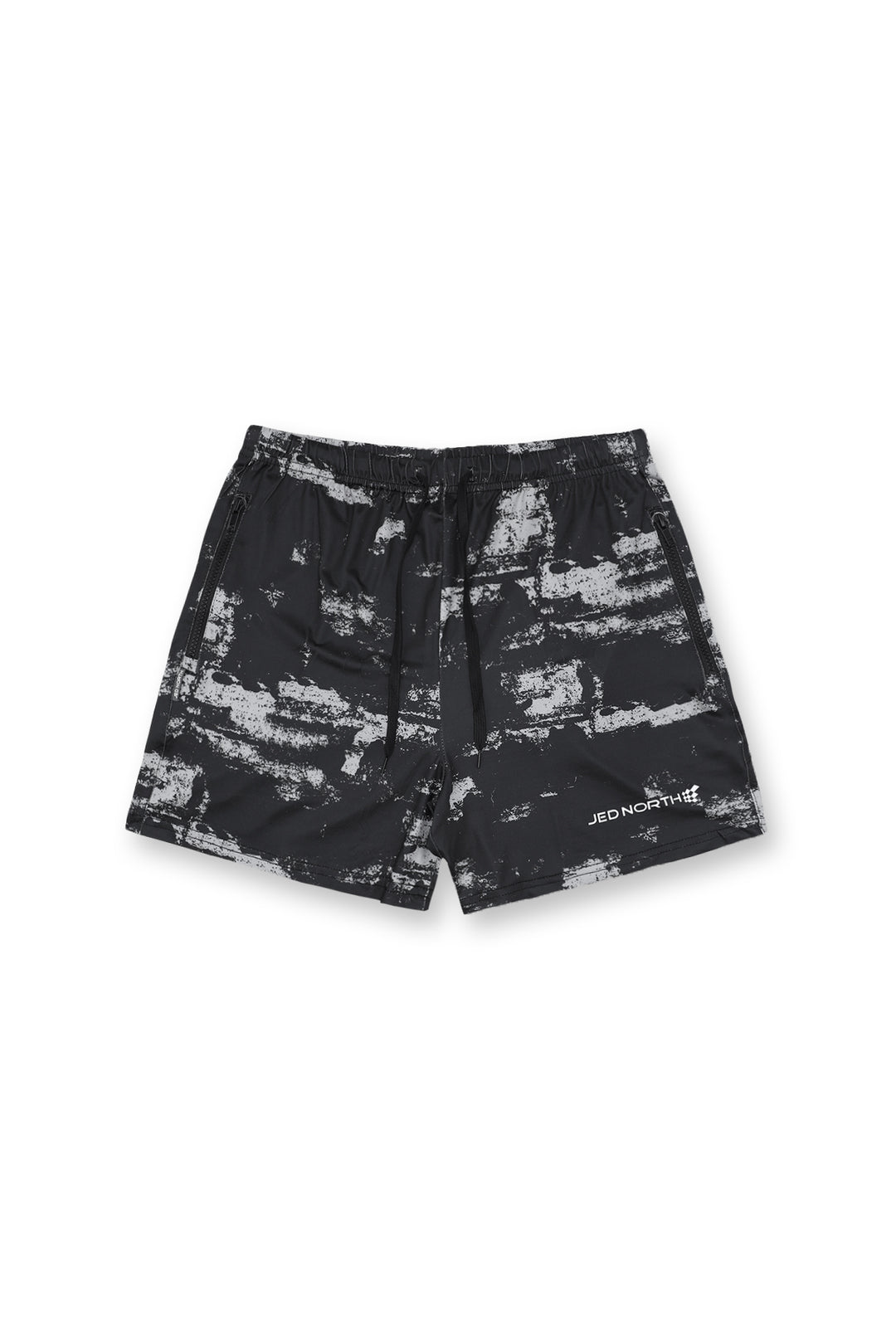 Agile Bodybuilding 4'' Shorts w Zipper Pockets - Brushed Black