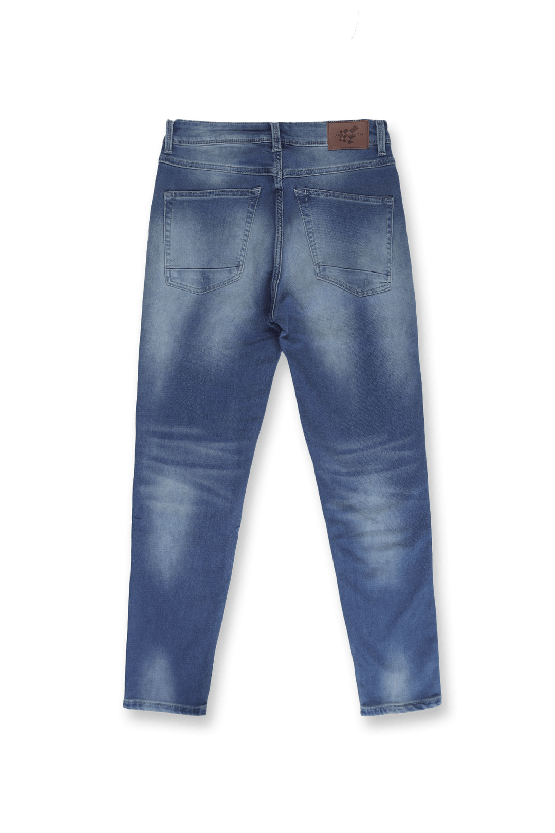 Men's Premium Fitted Stretchy Jeans - Faded Dark Blue