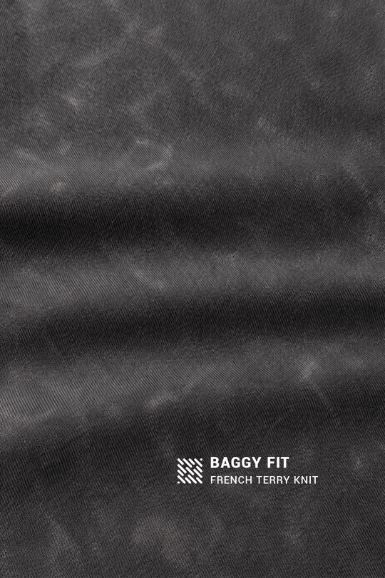 Loose Fit Comfort Joggers - Washed Black