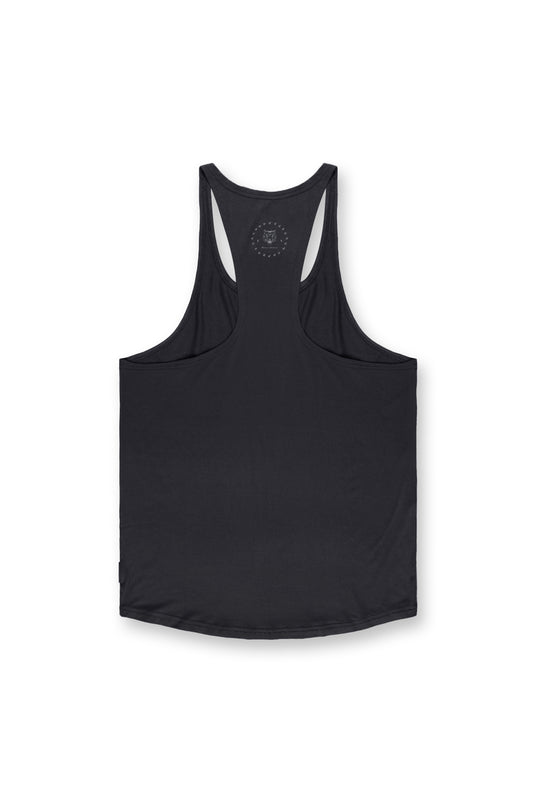 Classic Bodybuilding Racerback Stringer - Quote Black