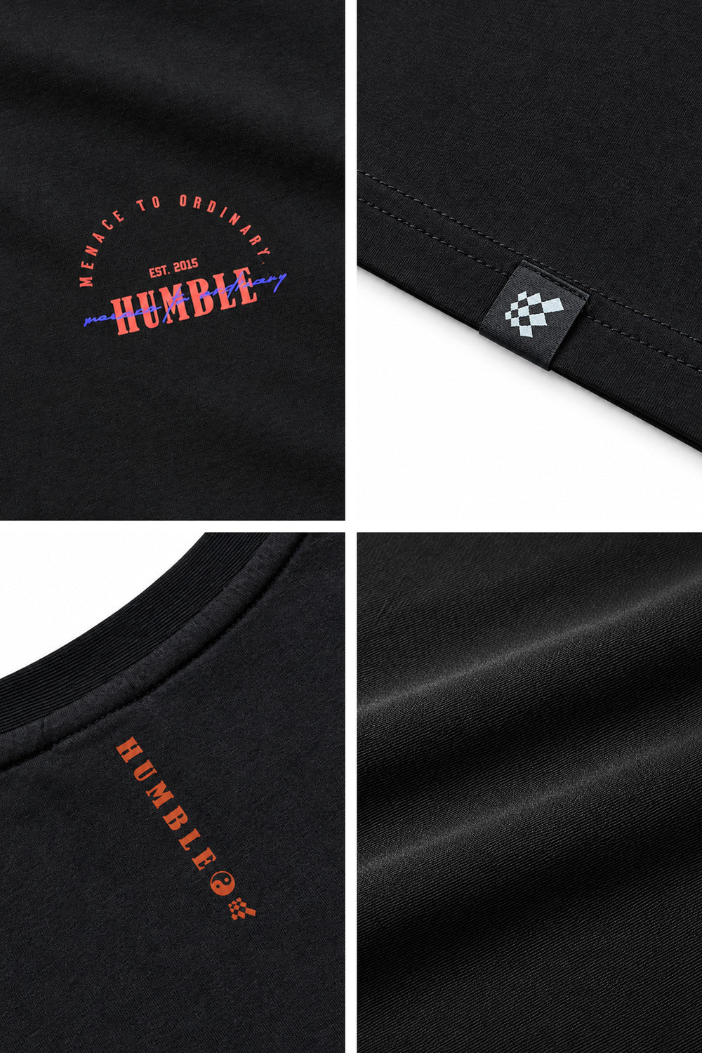 Energy Oversized T-Shirt - Humble Logo Black