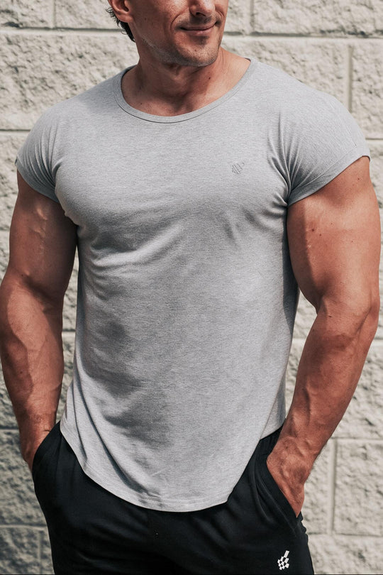 Evolve Cap Sleeve Muscle T-Shirt 2.0 - Light Gray