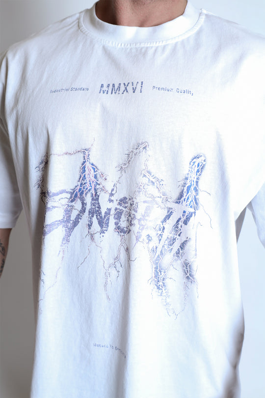 Vintage Oversized T-Shirt - Electric Logo