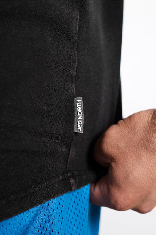 Classic Vintage Washed Racerback Stringer - Charcoal