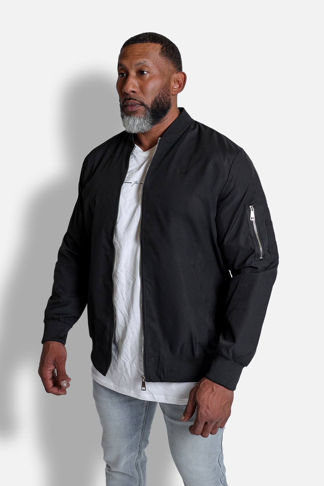 Northbound Water Resistant Bomber Jacket - Black