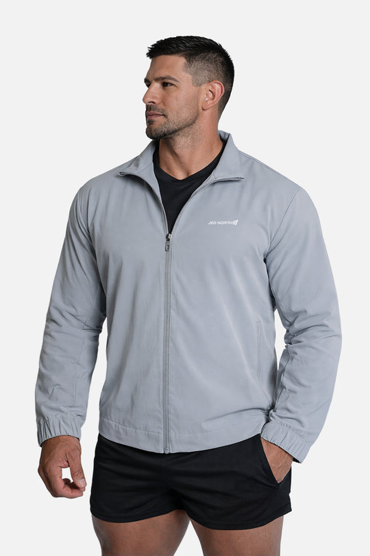 Full-Zip Training Jacket - Silver