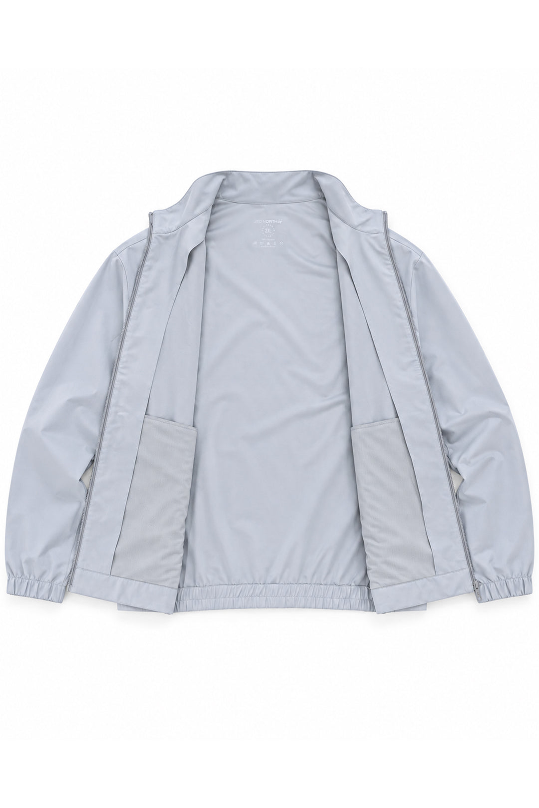 Premium Athletic Training Jacket - Silver