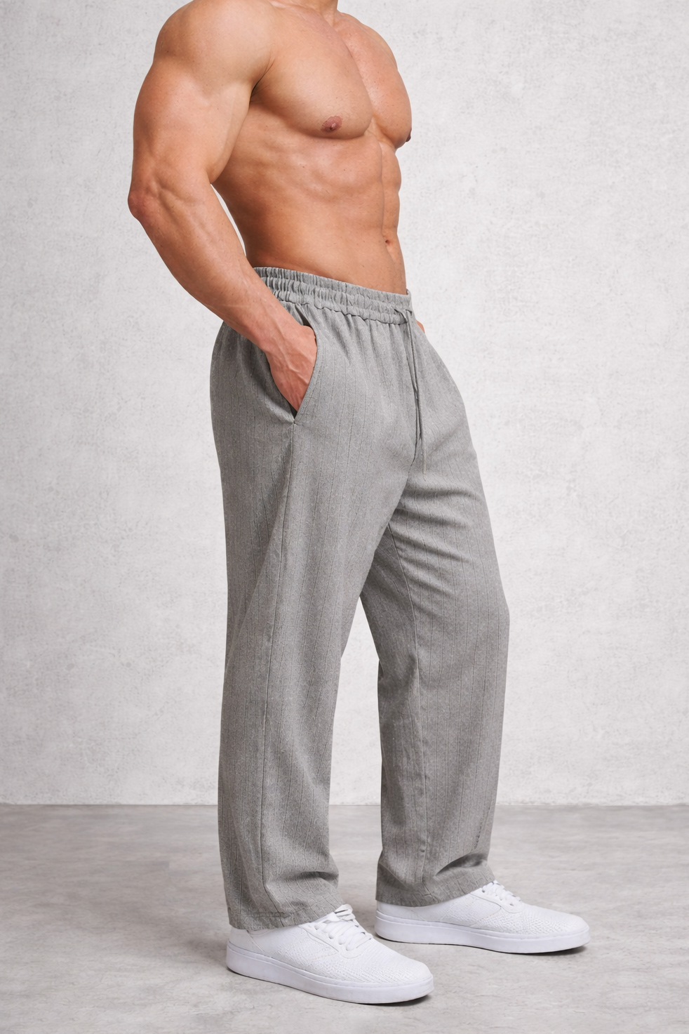 Athletic Dress Pants - Gray