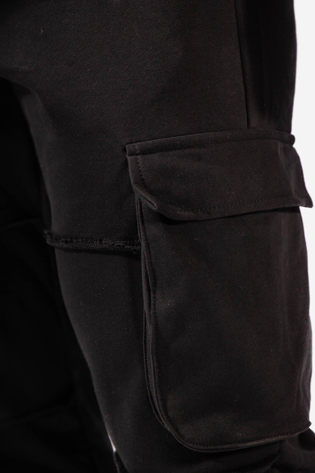 Slim Fit Cargo Style Joggers - Black Joggers Jed North 